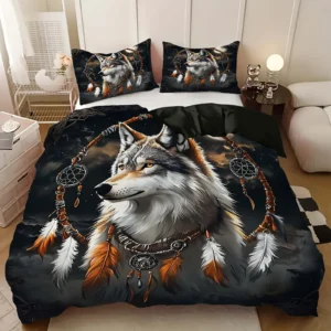 [Elegant Bedding Set] 3D Handsome and Elegant 2pcs/3pcs Duvet Cover Set, 1 Duvet Cover + 1pc/2pcs Pillowcase