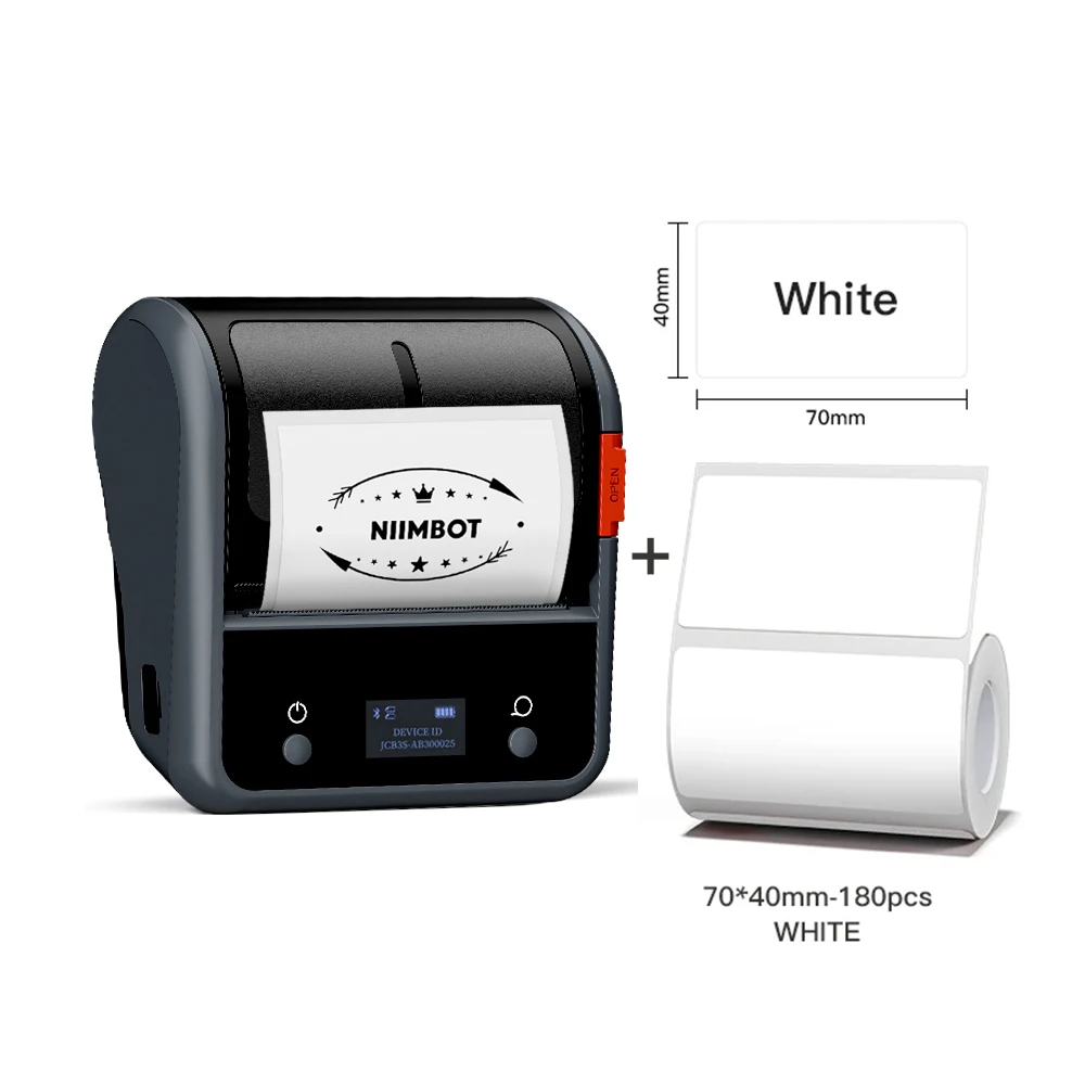 Niimbot B3S Wireless Label Printer 3 Inch Thermal Business Jewelry Barcode Sticker Maker for Mobile iOS Android Windows - Image 8