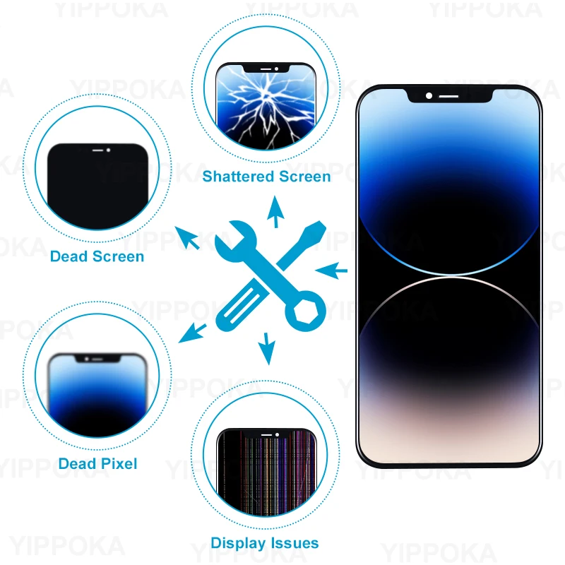 OLED за iPhone X Display XR XS MAX LCD 3D сензорен дигитайзер за iPhone 11 11Pro 12 Pro Max Screen 13 Mini 14 Pro LCD - Image 3