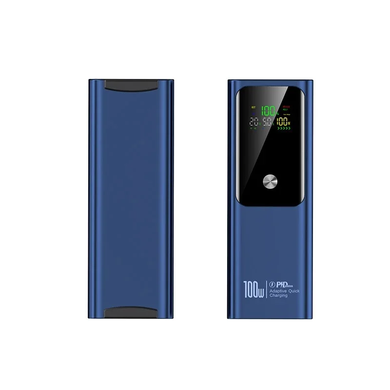 PD100W 100000mAh Power Bank с голям капацитет, двупосочно бързо зареждане, цифрова преносима Powerbank батерия за лаптоп за Macbook - Image 7
