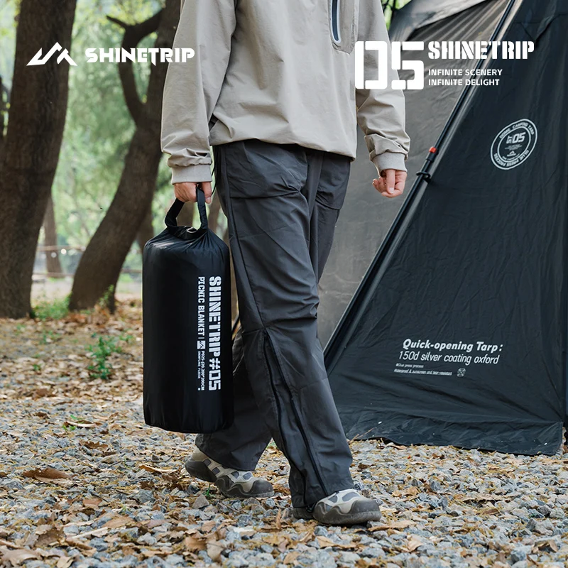 ShineTrip Outdoor Ultrasonic Aluminum Picnic Mat S M L Size Moisture Mats Four Seasons Mats Free Storage Bag Camping Picnic Mat - Image 6