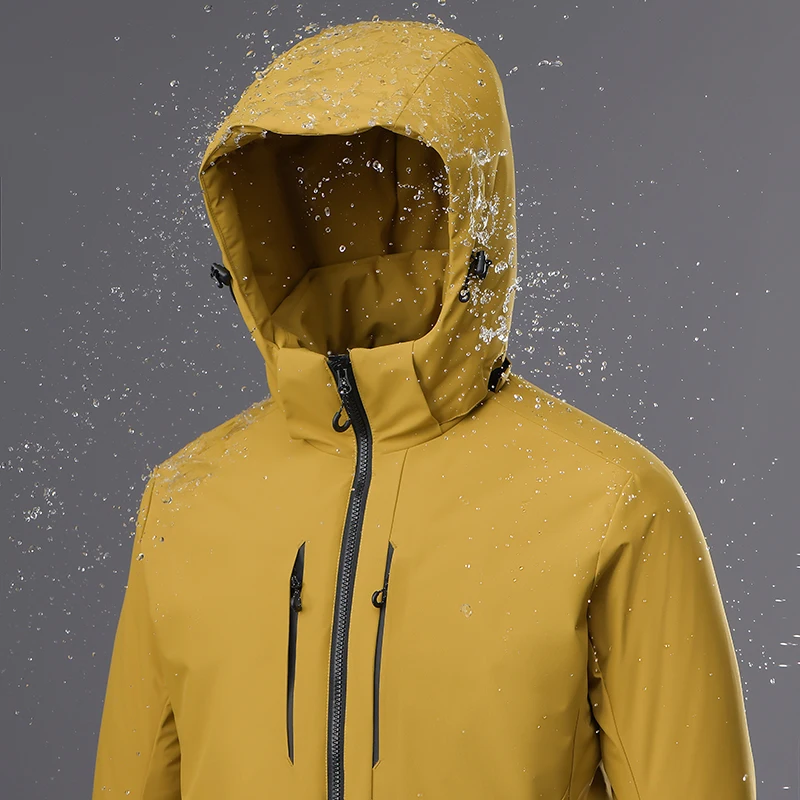 JNLN Warm Fleece Jacket Men Women Waterproof Windproof Winter Coat Unisex Outdoor Hiking Camping Skiing Climbing Windbreaker - Image 3