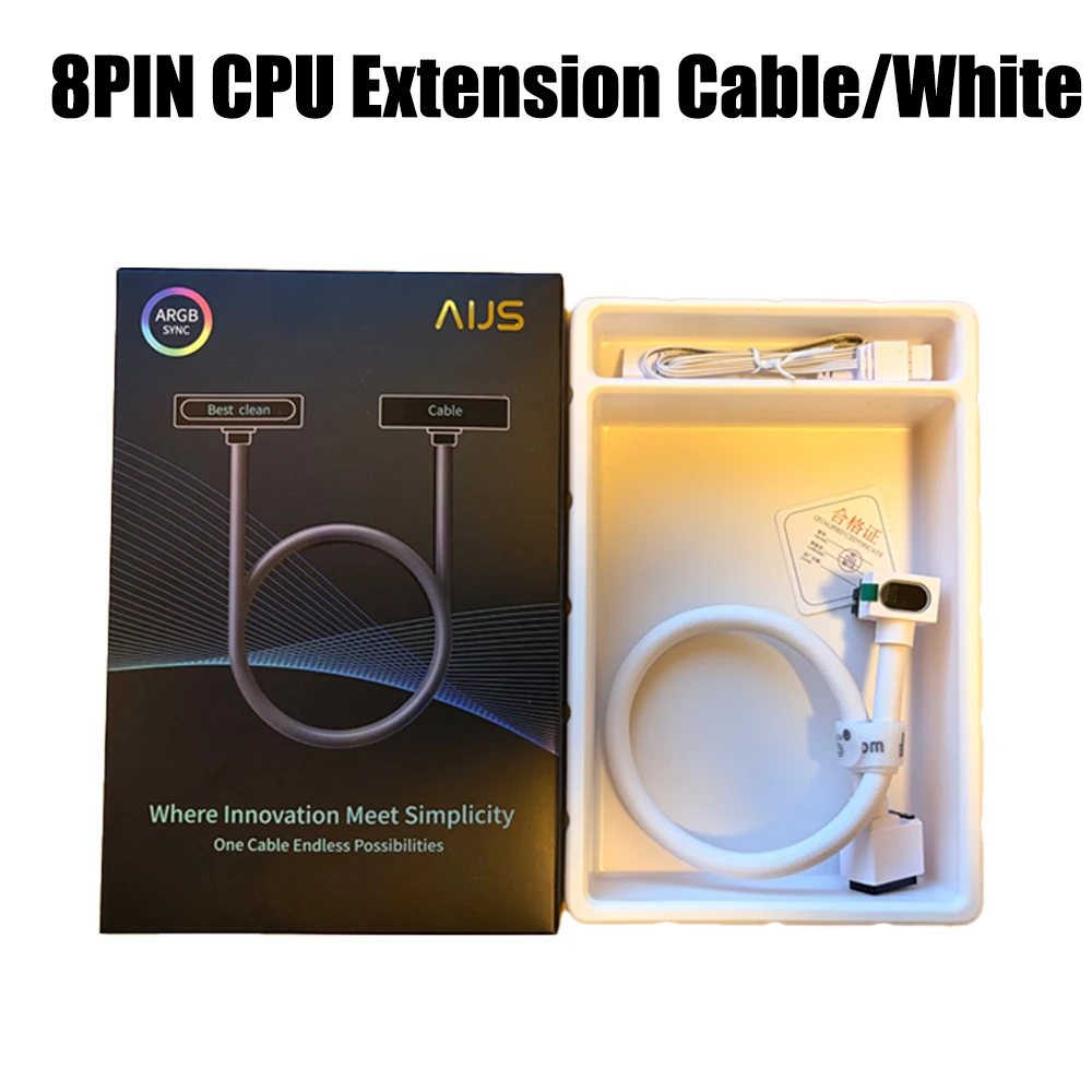ATX Motherboard 24 Pins PSU Extension for PC ARGB Light with 5V 3Pin 90° Right-Angle 30cm PC CPU Cable Set One-Wire Connection - Image 7
