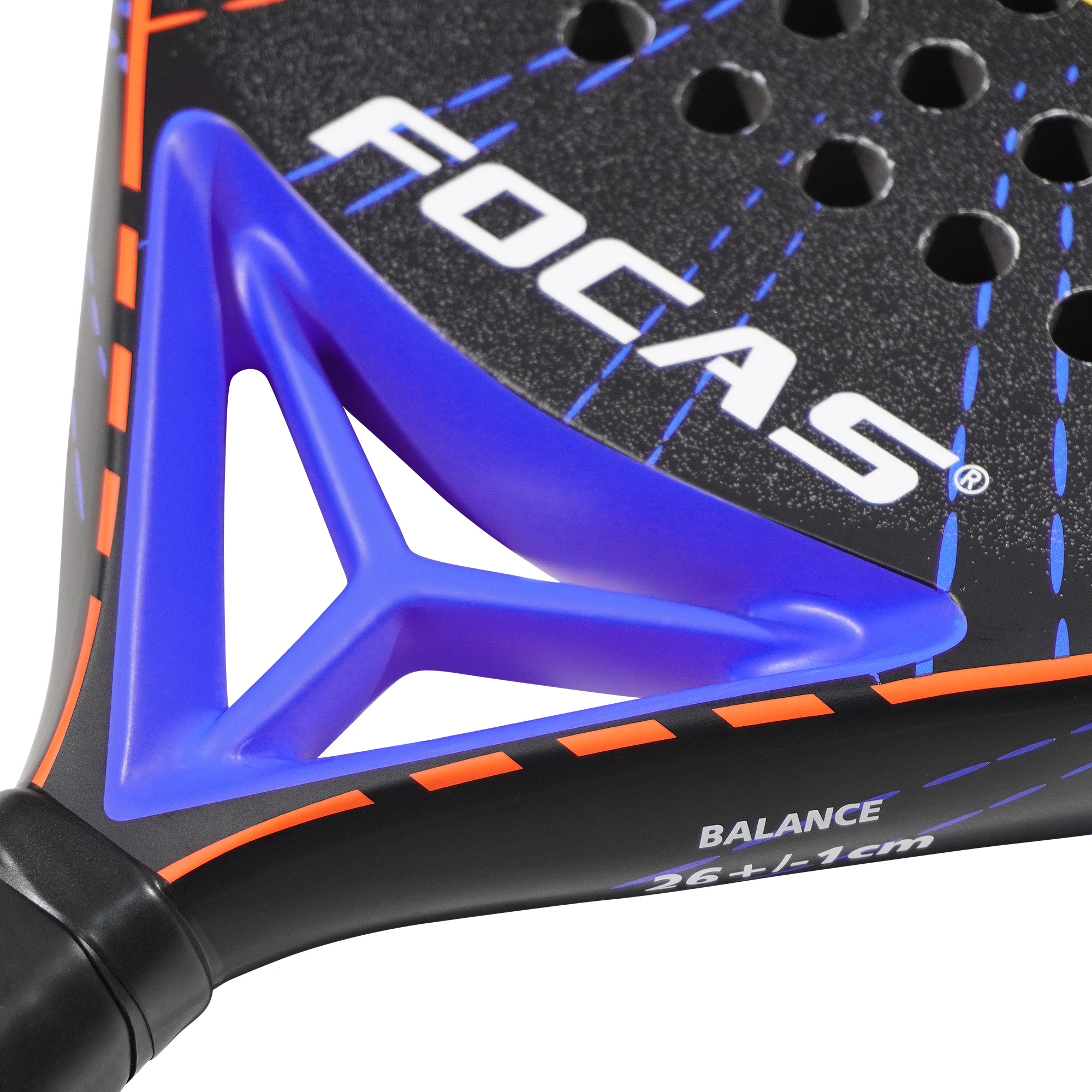 FOCAS 2026 Padel 24K Carbon Fiber Plate Tennis Racket Surface Treatment - Image 5