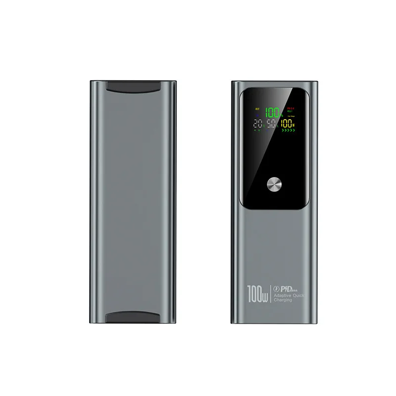 PD100W 100000mAh Power Bank с голям капацитет, двупосочно бързо зареждане, цифрова преносима Powerbank батерия за лаптоп за Macbook - Image 8