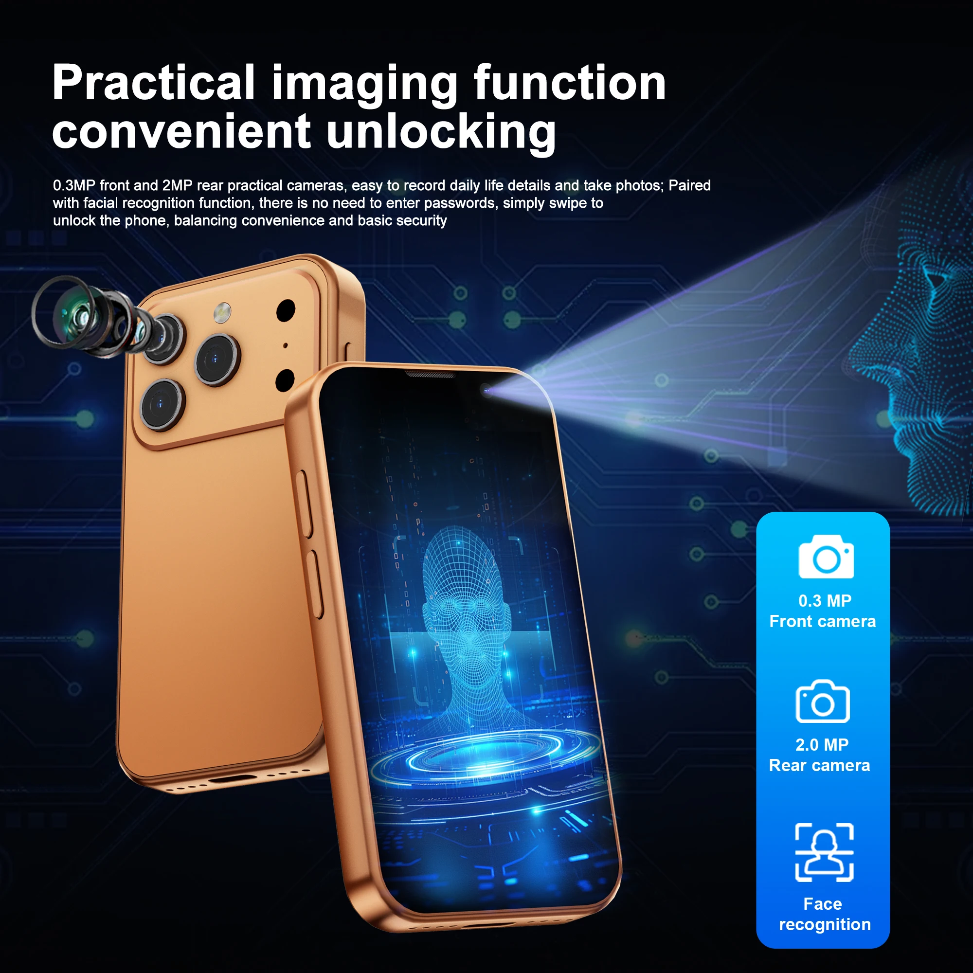 SERVO 17SE MINI 3G Малък смартфон Android System Play Store 2GB+16GB WhatsAPP GPS WiFi Dual SIM карта 3.0″ Малък смарт мобилен телефон - Image 6