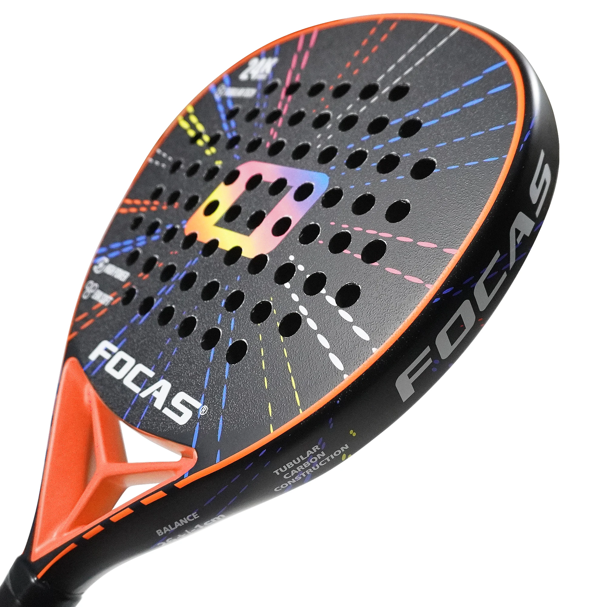 FOCAS 2026 Padel 24K Carbon Fiber Plate Tennis Racket Surface Treatment - Image 4