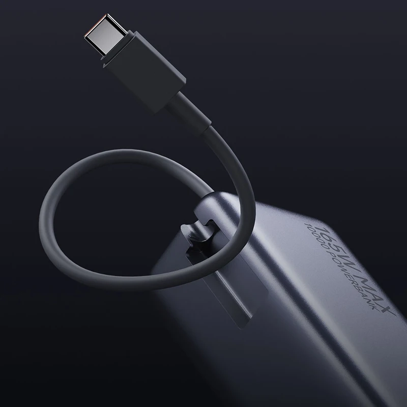 Xiaomi Power Bank 10000 165W PB1165MI Вграден USB C кабел LED дисплей Преносимо зарядно за Macbook iPhone 15 Xiaomi 14 Pro - Image 3